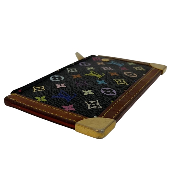 Authentic Louis Vuitton x Murakami Noir Multicolore Key Cles Holder Pouch- Y2K - Picture 6 of 16